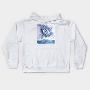 Arabian Horse.  Arabian Sea. Kids Hoodie